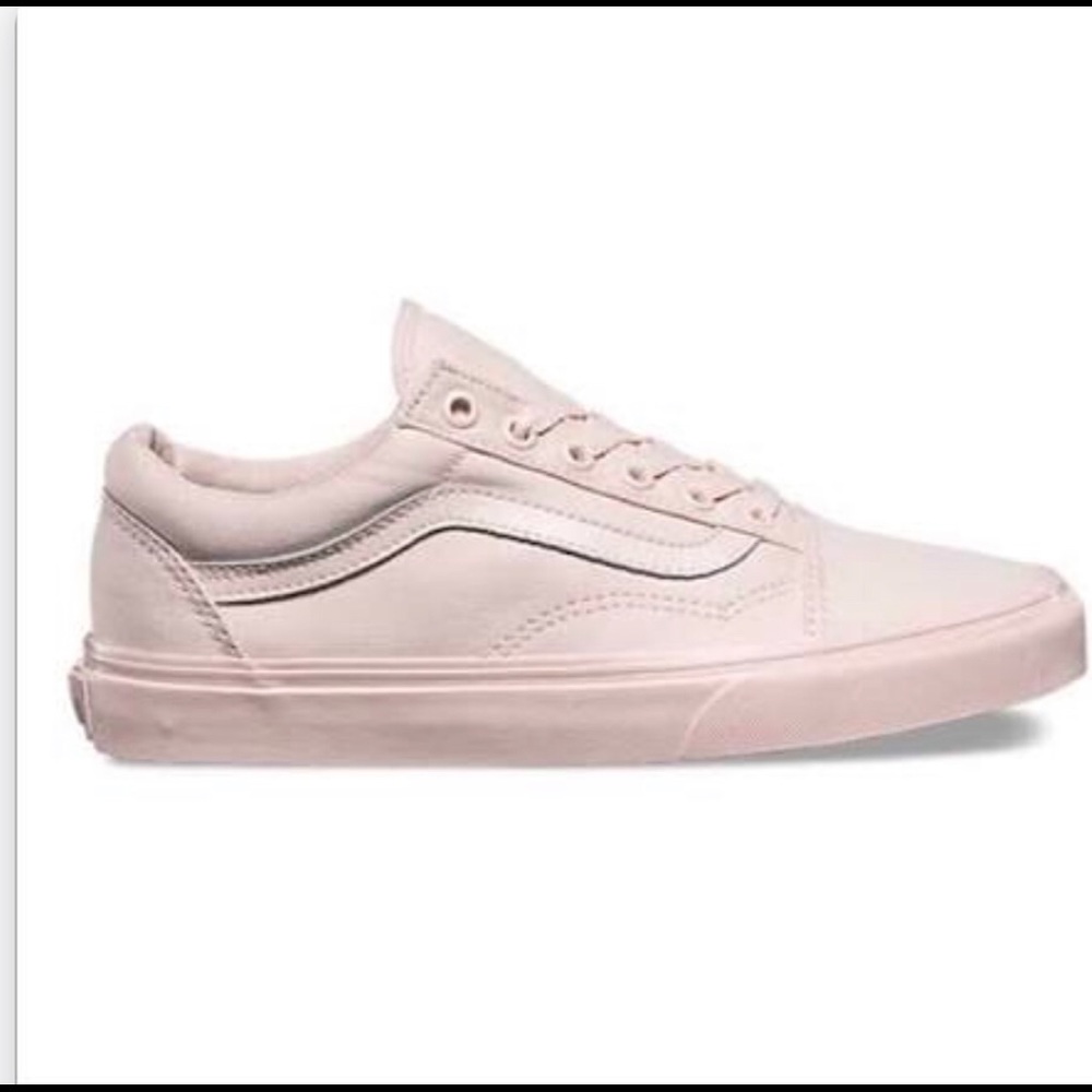 Light pink old school vans